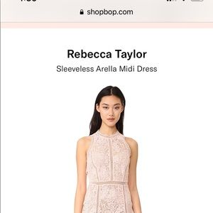 Rebecca Taylor sleeveless arella midi dress